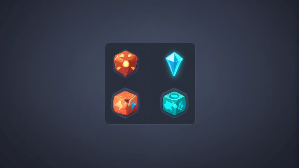 Game website with account panel, item shop and player leaderboard, flat UI design